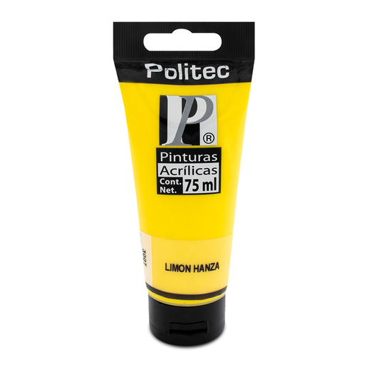 Pintura Acrílica Politec Limón Hanza 75 ml