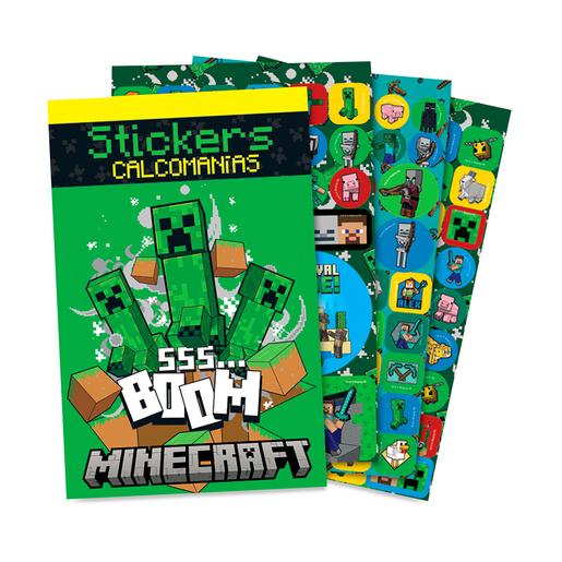 Block de Stickers Granmark Minecraft 6 hojas