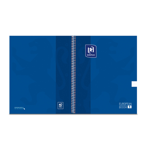 Cuaderno Profesional European Raya 80 hojas Azul Marino