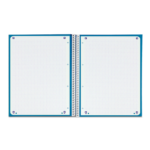 Cuaderno Profesional European Cuadro Chico Azul Marino 80 hojas