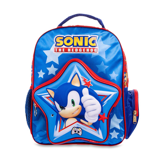 Mochila Escolar Ruz Sonic 3D Grande