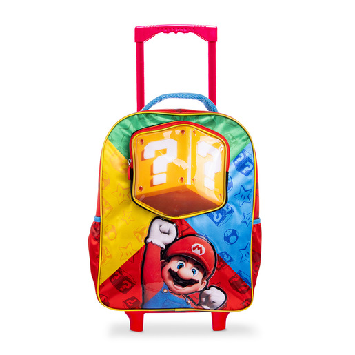 Mochila Escolar con Ruedas Ruz Mario Bros 3D