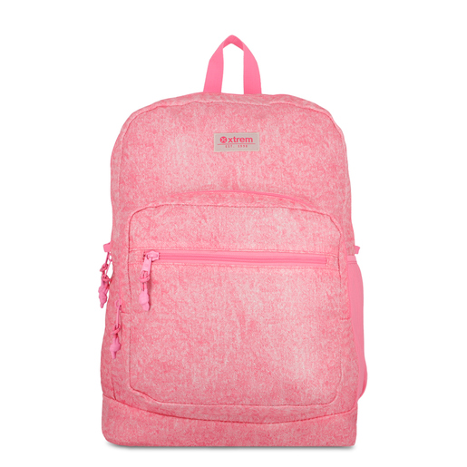 Mochila Escolar Xtrem Vito Pink Demin