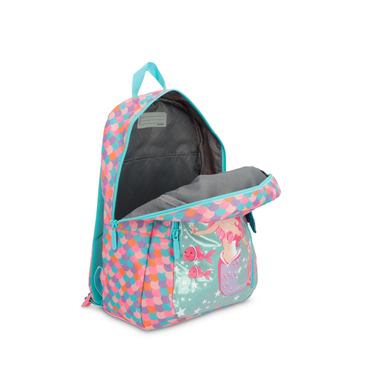 Mochila Escolar Xtrem Logan Pink Mermaid