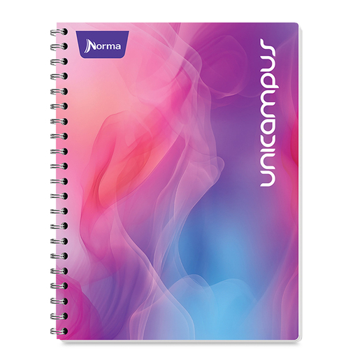 Cuaderno Profesional Norma Unicampus Metalizado Diseños Cuadro Chico 100 hojas