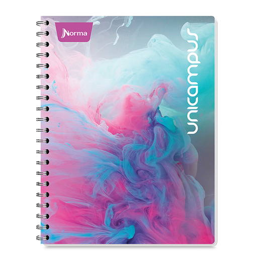 Cuaderno Profesional Norma Unicampus Metalizado Diseños Cuadro Chico 100 hojas