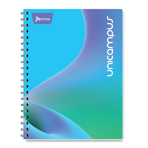 Cuaderno Profesional Norma Unicampus Metalizado Diseños Cuadro Chico 100 hojas