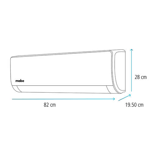 Aire Acondicionado Mini Split Mabe Frío 12,000 Btus / Incluye Instalación