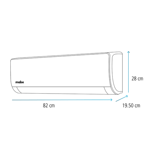 Aire Acondicionado Mini Split Mabe Frío y Calor 12,000 Btus / Incluye Instalación