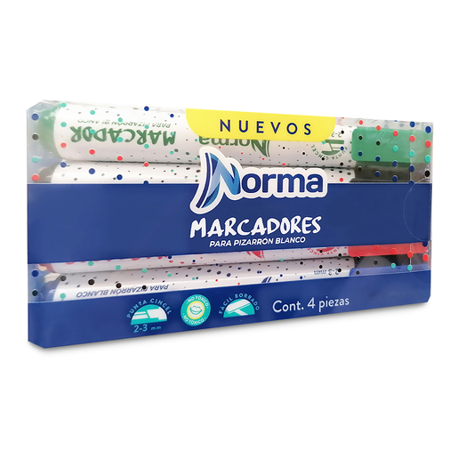 Marcadores para Pizarrón Blanco Norma Colores 