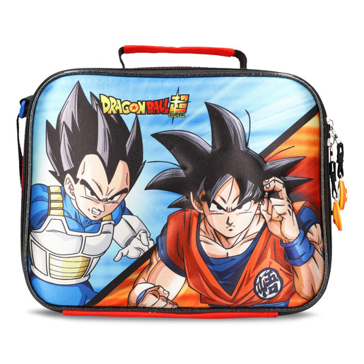 Mochila Escolar Yadatex Dragon Ball Super más Lonchera y Lapicera Azul 