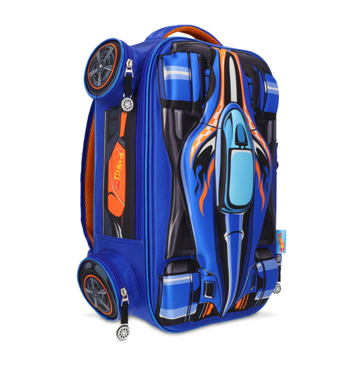 Mochila Escolar Yadatex Hot Wheels Azul 