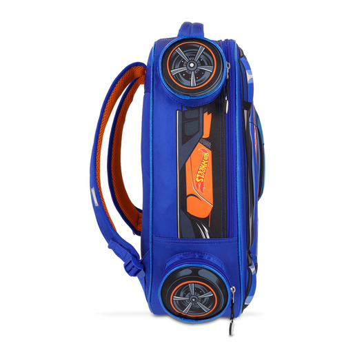 Mochila Escolar Yadatex Hot Wheels Azul 