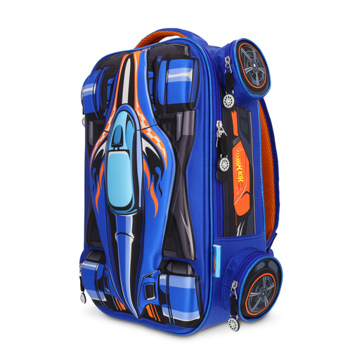 Mochila Escolar Yadatex Hot Wheels Azul 