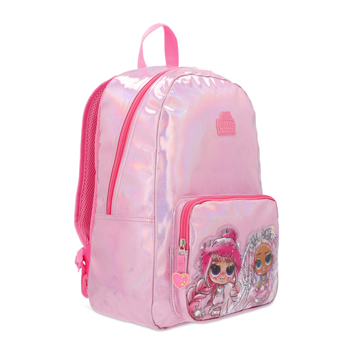 Mochila Escolar con Brillos Yadatex OMG Rosa 