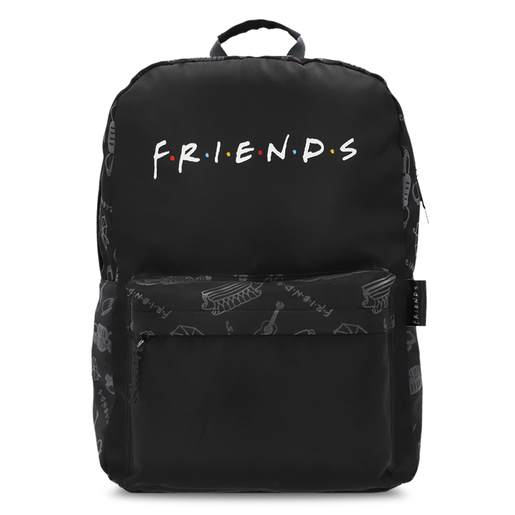 Mochila Escolar Yadatex Friends Negro