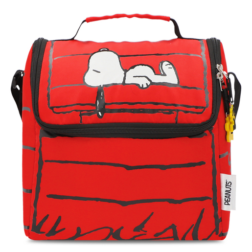 Lonchera Escolar Yadatex Casa de Snoopy Rojo