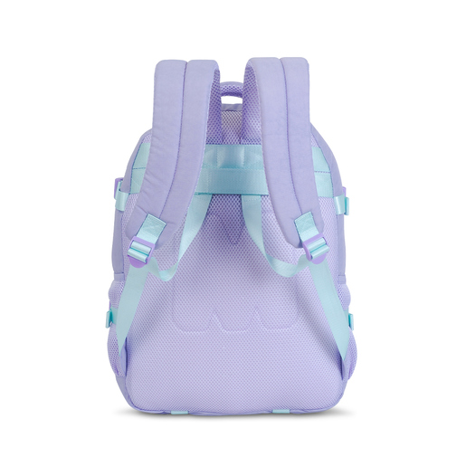 Mochila Escolar Marshmallow Spirit Purple Morado con Azul