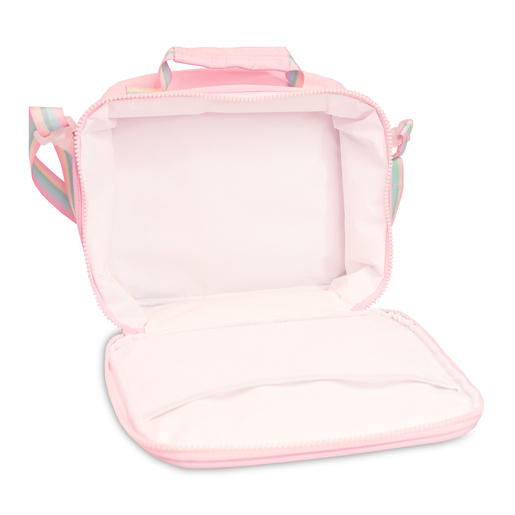 Lonchera Escolar Marshmallow Happy Pink Rosa Pastel