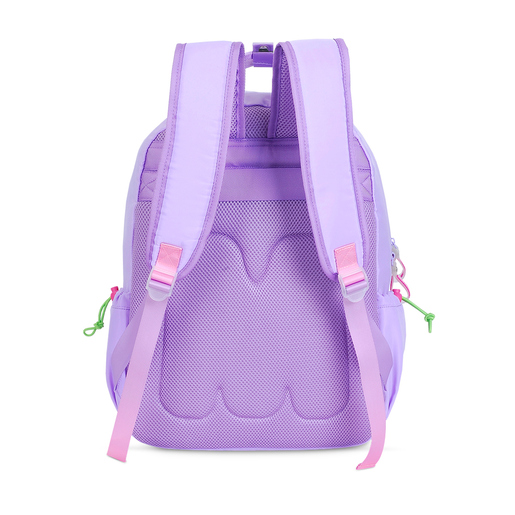 Mochila Escolar Marshmallow Melty Purple Morado con Rosa