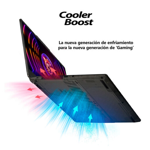 Laptop Gamer MSI Cyborg 15 A13VF 1088MX Intel Core i7 15.6 pulg. 512gb SSD 16gb RAM más Mochila Negro 