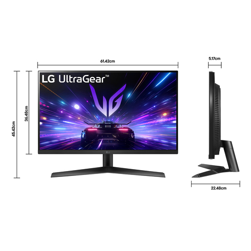 Monitor Gamer LG UltraGear 27GS60F 27 pulg. FHD 1080p 180 Hz 1 ms Negro