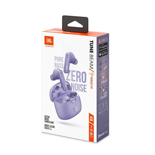 Audífonos Bluetooth In Ear JBL Tune Beam Morado