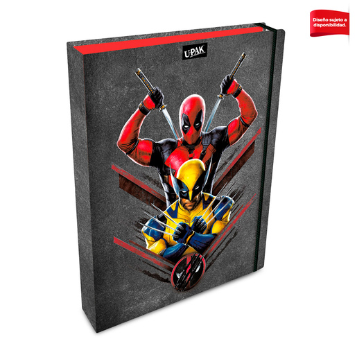 Carpeta Juvenil Carta Upak Deadpool Raya 40 hojas