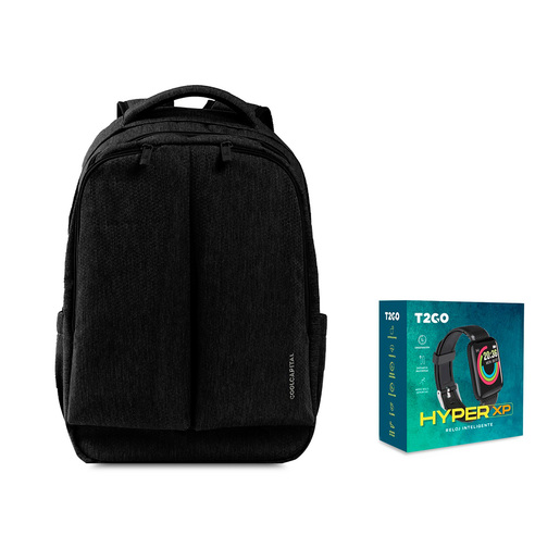 Mochila para Laptop Cool Capital Navigation 15.6 pulg. más SmartWatch Negro