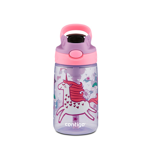 Botella para Agua Contigo Unicornio Crema de Fresa 414 ml Rosa