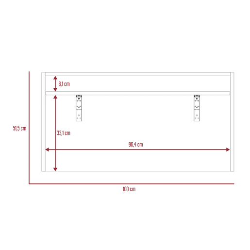 Escritorio Plegable Excelsior London MDF Duna 