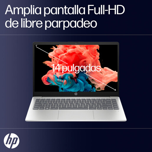 Laptop Hp 14-EP1001LA Intel Core Ultra 5 14 pulg. 512gb SSD 8gb RAM Plata