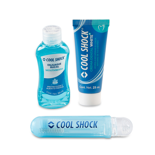 Kit de Higiene Bucal Cool Shock 3 piezas