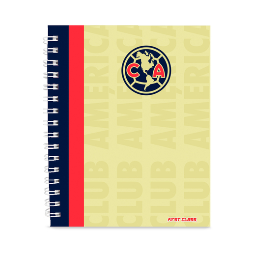 Cuaderno Frances First Class Club América Raya 80 hojas