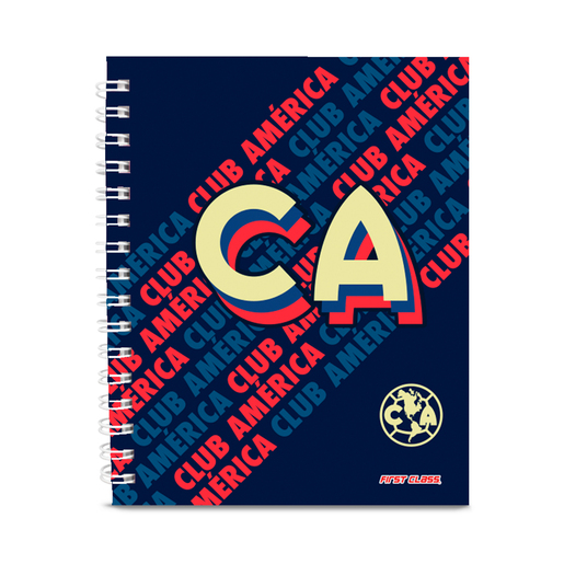 Cuaderno Frances First Class Club América Raya 80 hojas