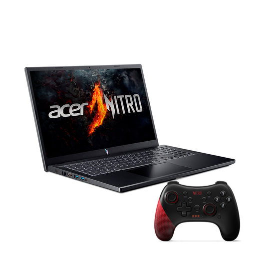 Bundle Laptop Acer Nitro V15 Intel Core i7 FHD 15.6 pulg. NVIDIA Geforce RTX 4050 512gb SSD 16gb RAM más Control Gamer NGR200