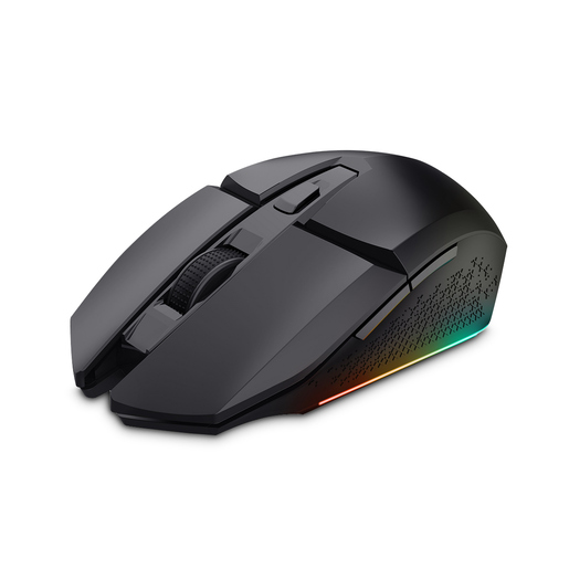 Mouse Gamer Inalámbrico Trust GXT 112 Felox Luces RGB más Mouse Pad