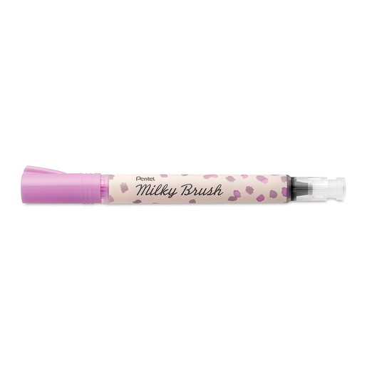 Pincel Redondo Pentel Milky Brush Violeta Pastel