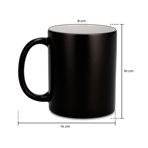 Taza Mágica Negra 1 pieza