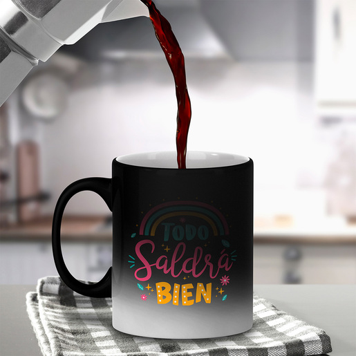 Taza Mágica Negra 1 pieza