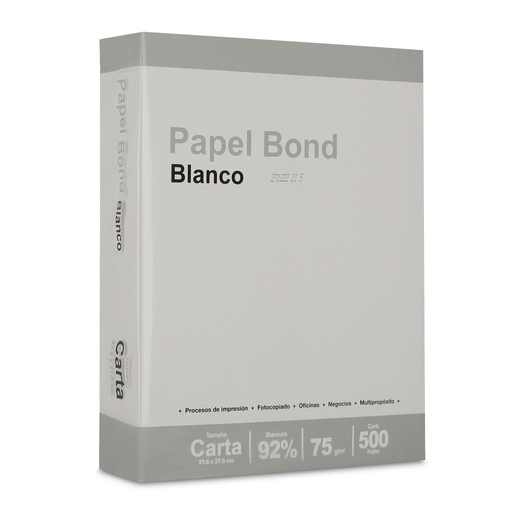 Caja de Papel Multiusos Office Depot Básico Bond / Carta / 5000 hojas / Blanco