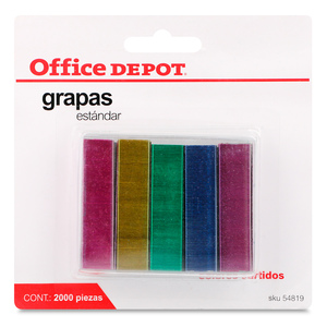 Mini Engrapadora Estándar Office Depot Colores Neón surtidos