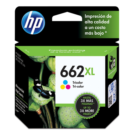 Cartucho de Tinta Hp 662XL Advantage CZ106AL Tricolor 300 páginas DeskJet  Ink Advantage | Office Depot Mexico