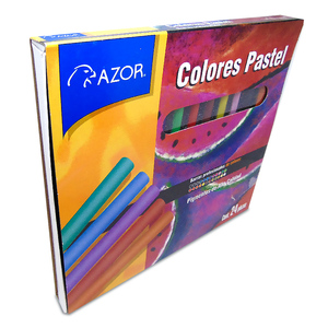 Pintura Pastel Seco en Lápiz Sin Madera Azor Stafford Colores surtidos 14  piezas | Office Depot Mexico