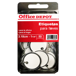 Etiquetas con Hilo Office Depot 4 x 2 cm Blanco 100 piezas | Office Depot  Mexico
