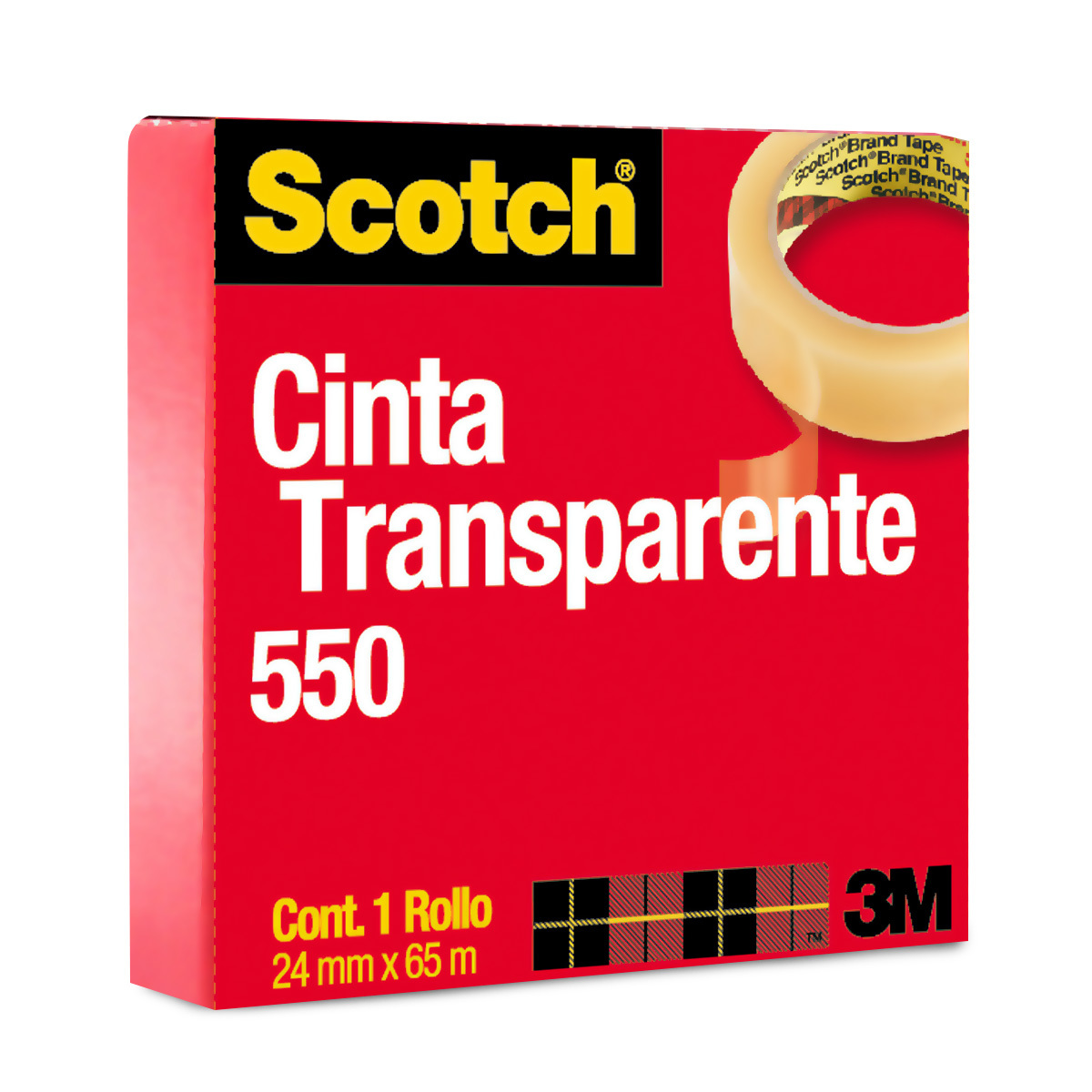  3 M 1.5 in 600 Scotch – Cinta adhesiva transparente 1 Caso (24  rollos) s-18659 : Productos de Oficina