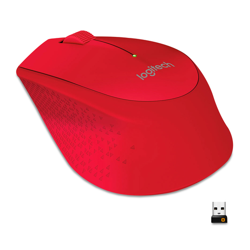 Mouse Inalámbrico Logitech M280 Nano receptor USB Rojo PC Laptop Mac | Office  Depot Mexico