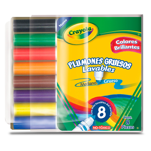 8 Rotuladores Gruesos Crayola, Envío 48/72 horas