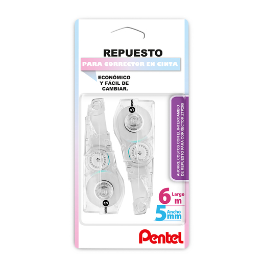 RESPUESTO PARA CORRECTOR PENTEL (CINTA, 1 PZA.) | Office Depot Mexico