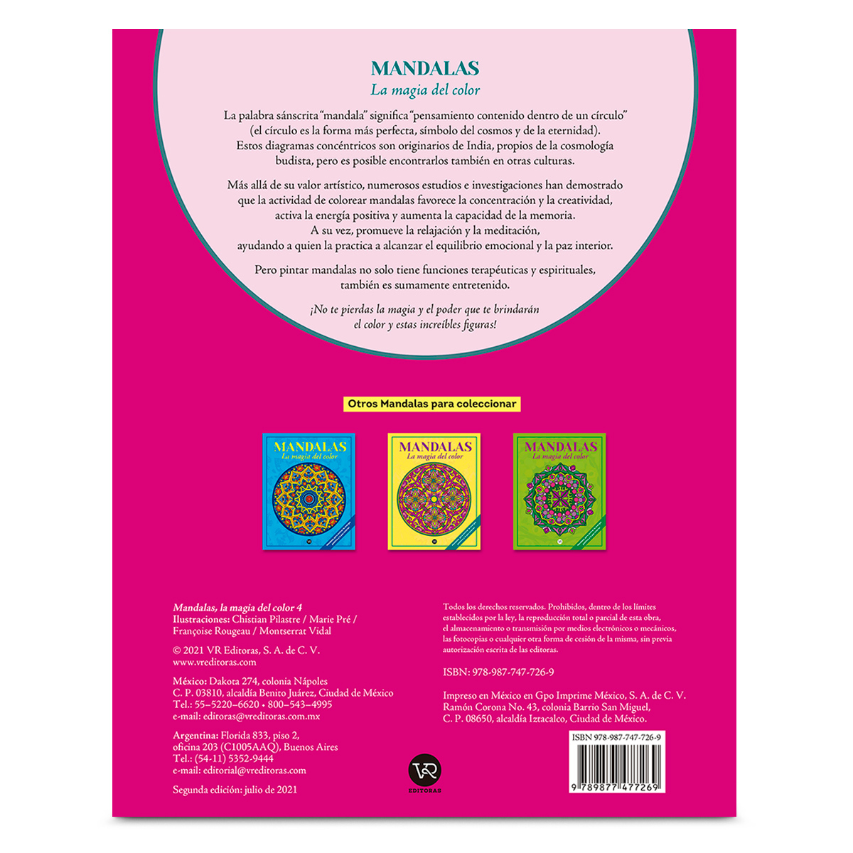 LIBRO MANDALAS MAGIA COLOR 9AR | Office Depot Mexico